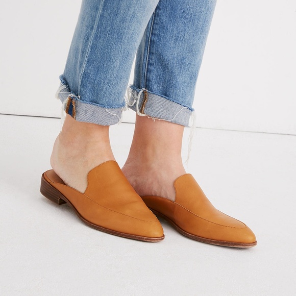 Madewell Shoes - Madewell The Frances Loafer Mule in Leather